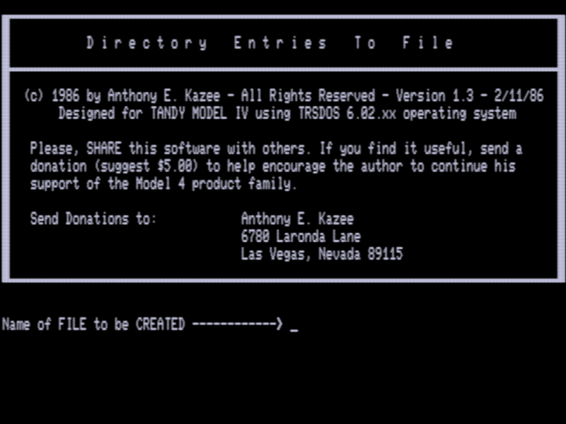 Screen shot